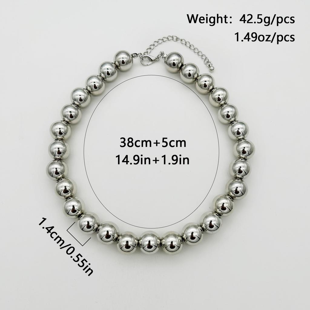 Creative Multi-layer Pearl CCB Sweater Chain Collarbone Chain Temperament Elegant Love-shaped Layer Necklace