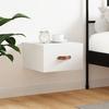 Wall-mounted Bedside Table - Maison Exclusive - White - Engineered Wood - 35x35x20 Cm