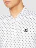 FootJoy Modern Classic Engineered Print Short Sleeve Shirt, White, Men's XXL, 80437-XXL