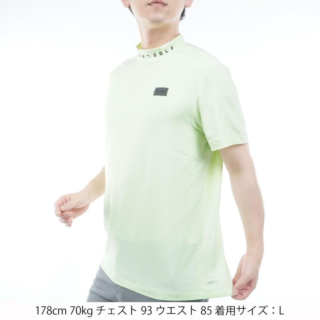 Golf PB Simple Mock Neck [Puma] S/S (Short Sleeve) _63796302_Apple Spritz_L