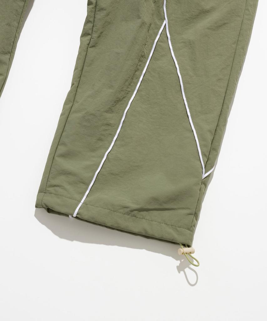 RETRIEVER CLUB White Line Nylon Pants [Light Green]
