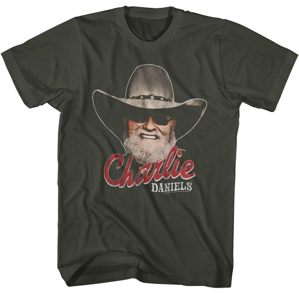 The Charlie Daniels Band Smiling Charlie Photo Men s T Shirt Rock Tour Merch 2XL