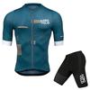Fahrradtrikot Set Herren Fahrradbekleidung Sommer Straße Training Bike Shirts Anzug Fahrrad Trägerhose MTB Uniform