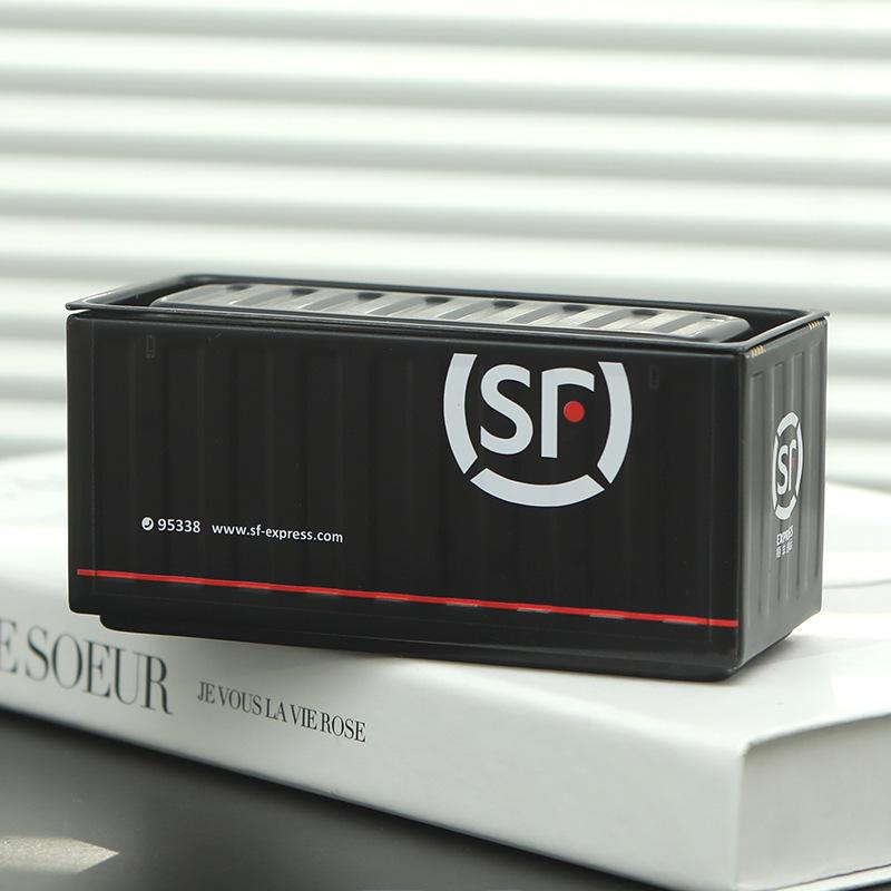 Trendy Miniature Tinplate Storage Box for Figurines
