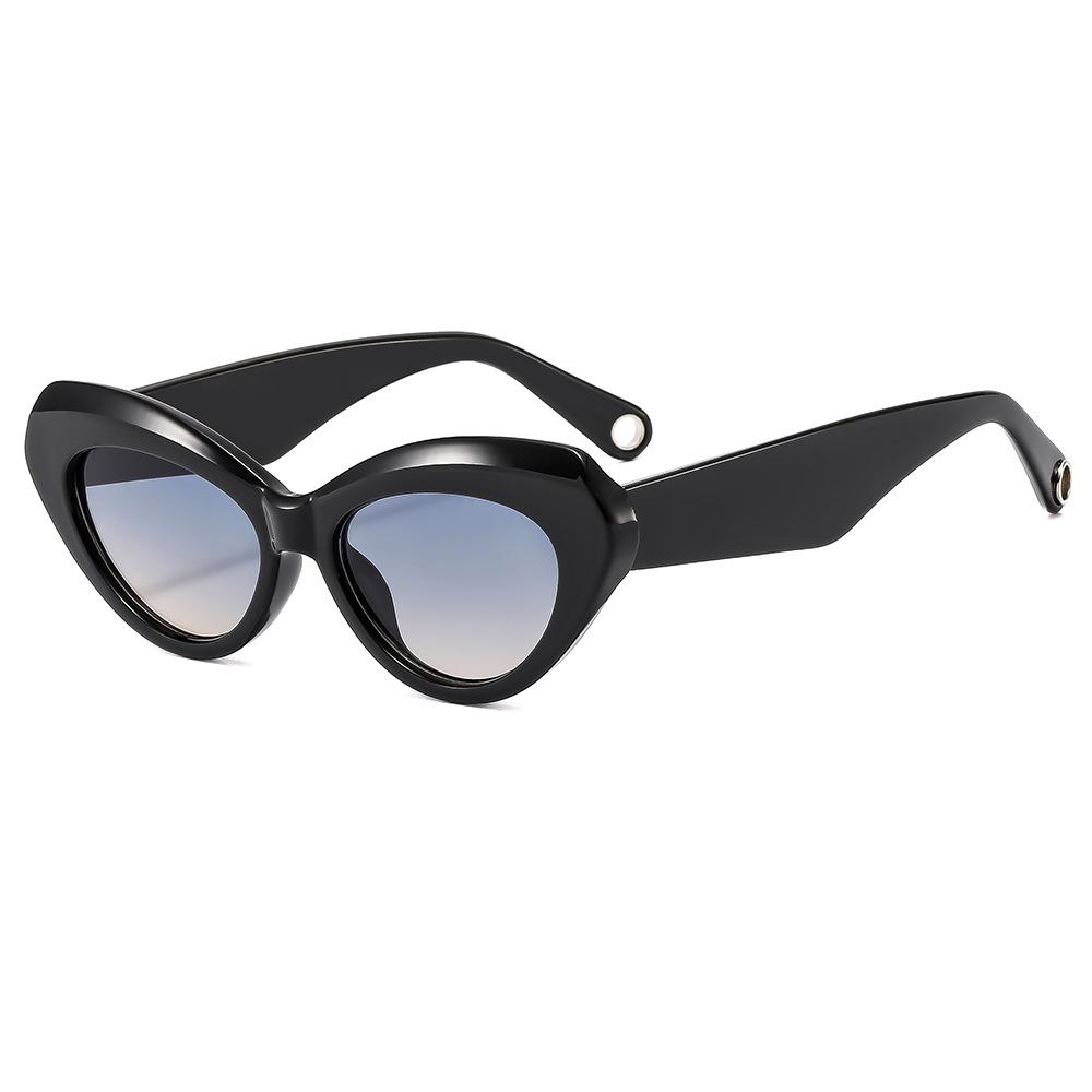 Outdoor Sunscreen Sunglasses Uv Protection Fashion Glasses Personalized Retro Cat Eye Sunglasses