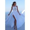 Sexy Irregular Sleeveless Backless Sling Dress Fashion Evening Dress Prom Dress Slim Longuette