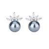 New Jewelry Set Pearl Jewelry Necklace Earrings S925 Silver Needle Luxury High Sense Retro Women's Fashion