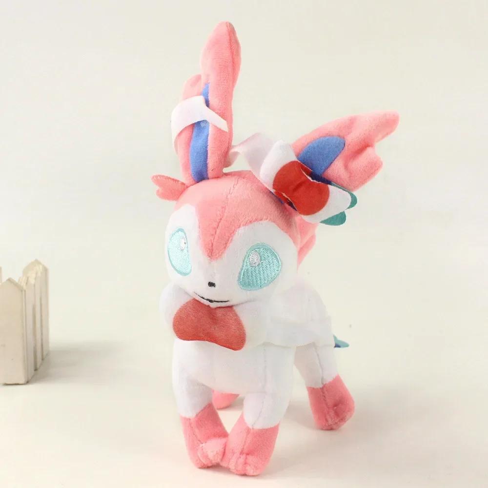 9pcs/set 20cm Plush Dolls Toy Standing Glaceon Leafeon Flareon Sylveon Birthday Toy Gift