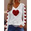 European and American Women's Long Sleeved Printed Fashionable Spring, Summer, Autumn T-shirts, Streetwear Tops