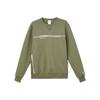 Comfortable Logo Crewneck Pullover Sports Long-Sleeve Sweatshirt Men Green