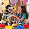 Dog Hanging Swirls Decorations Banner 25 Pcs Birthday Party Decorations - Dog Birthday Party Honeycomb Centerpieces Banner Hanging Swirls for Kids