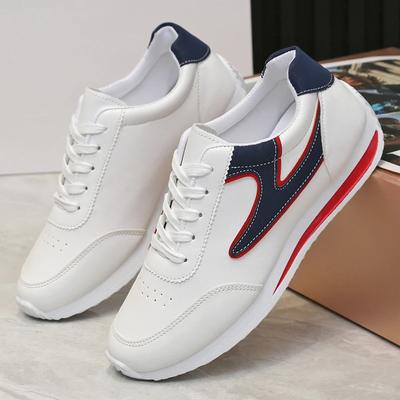 Zapatos Casuales de Cuero Zapatos Deportivos para Mujer Resistentes al Desgaste y Transpirables Zapatos Blancos para Mujer Zapatillas de Deporte para Dama Simples D336