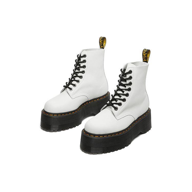 Dr. Martens 1460 Leather Platform Soft Leather Boots Women boots White 26925113