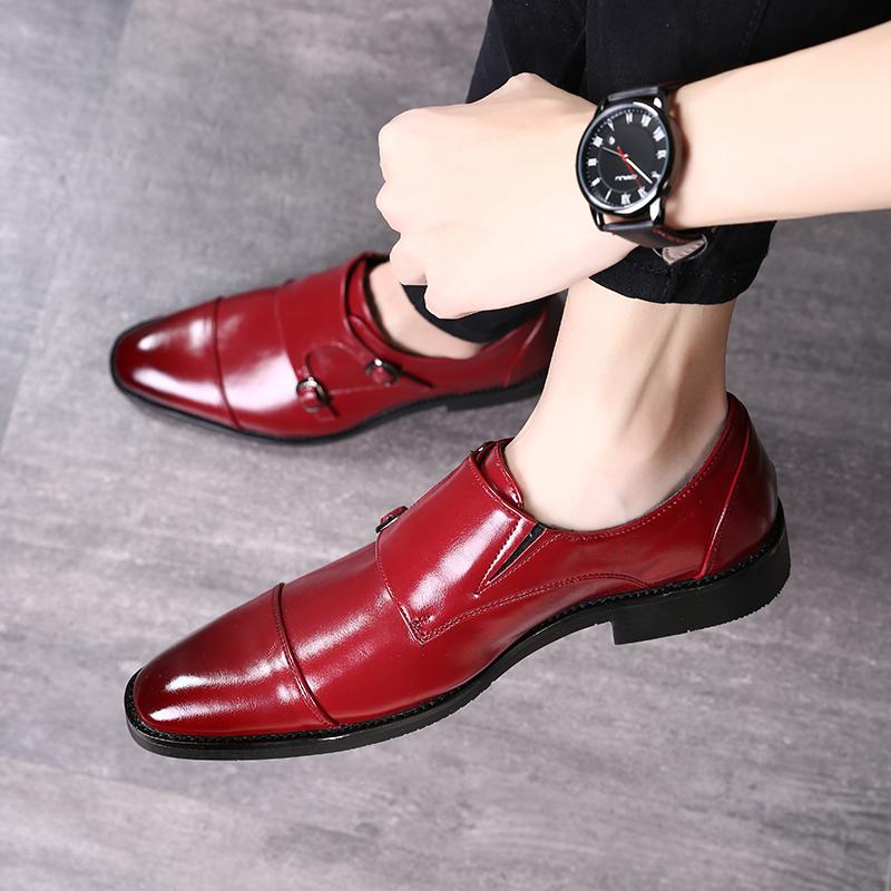 Modne Nowe Męskie Mokasyny Slip-On z Frędzlami Skóra Naturalna Casualowe Buty Biznesowe Formalne Monki Oksfordy dla Mężczyzn Modne Wygodne Obuwie