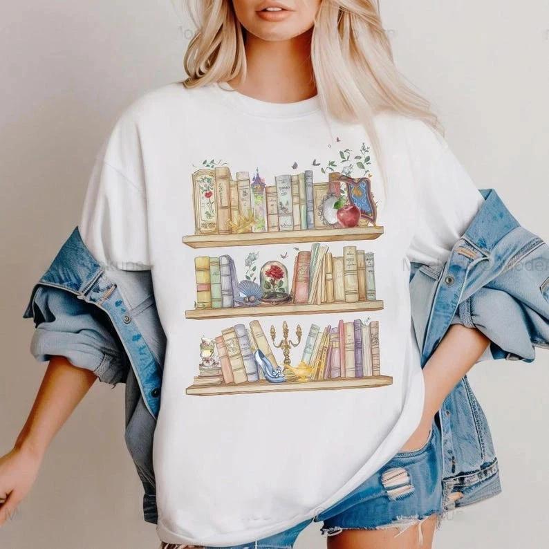 Beauty And The Beast Belle Princess Book Belles Library 2025 Tshirt Unisex Unisex1 S