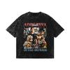 Camiseta Gráfica de Israel Adesanya: Ropa vintage de la UFC, Algodón con lavado de nieve