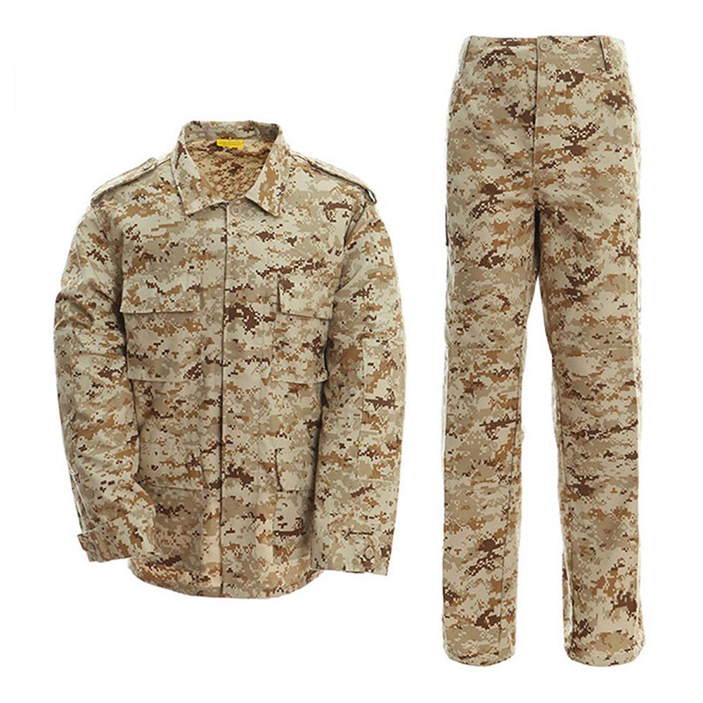 Camouflage-Anzug Herren verschleißfest Outdoor Langarm Militärfan ACU Taktischer Trainingsanzug