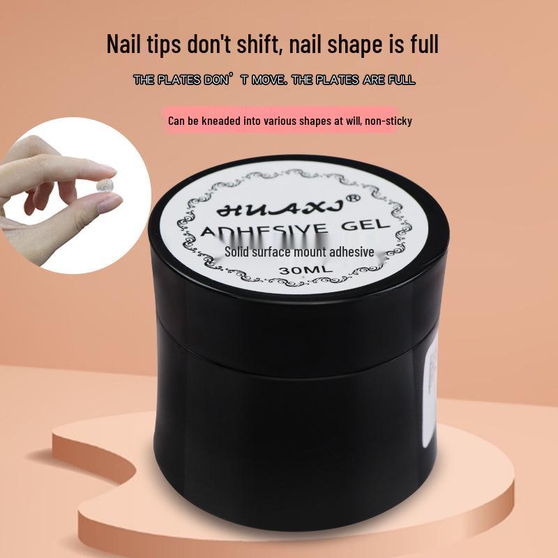 Solid Bond Press-On Nail Glue - Long-lasting & Strong Adhesive Gel for Salon-Quality Nails.