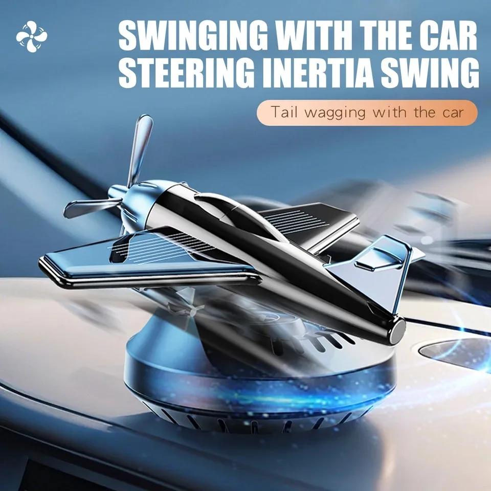 Car Solar Rotation Helicopter Aromatherapy Aircraft Long-Lasting Fragrance Car dashboard ornament Decoration Accessaries
