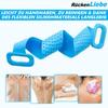 BackLove Back Brush Body Brush Scrubber Massage Silicone Shower Brush 76cm