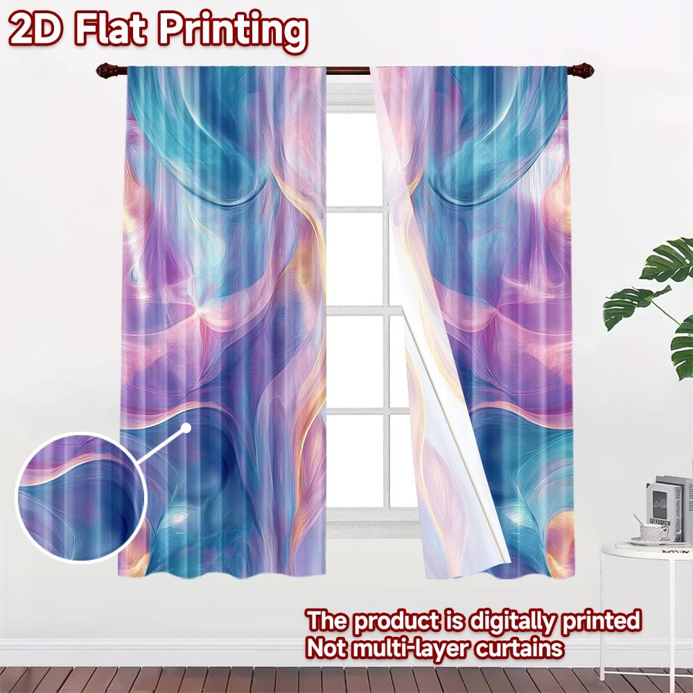 1pc 2D flat Photography Backdrop Photography Backdrop Colorful Swirls (2 100% Polyester Vibrant Reunion for Holiday portraits