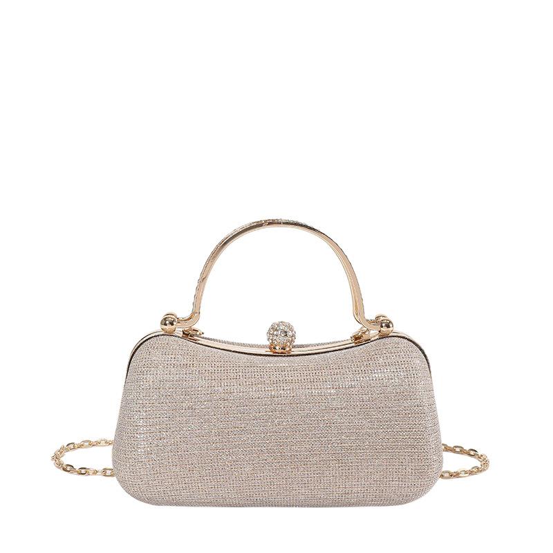 Fashion Women's Bag Korean Style Small Bag Shoulder with Chain Shiny Shoulder Crossbody Bag for Girls