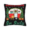 Decorative Pillow Covers Christmas In July Vacation Stuff Sofa Pillow Case Cover Square MultiSize