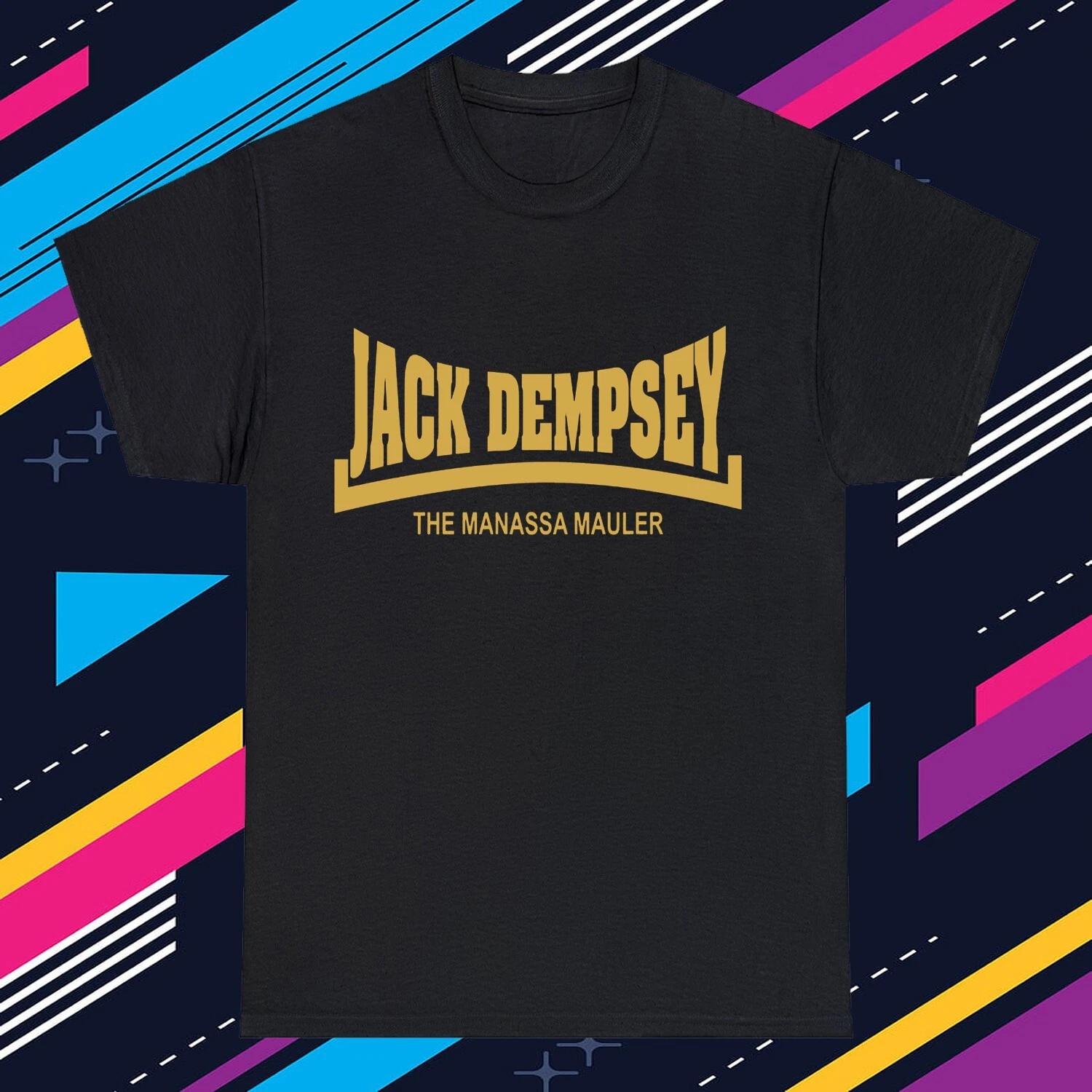 Jack Dempsey Boxing Legend Men s Black Size S-5XL 4XL