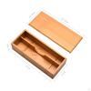 Utensil Organizer with Lid Divided Chopstick Storage Box Rectangular Tableware