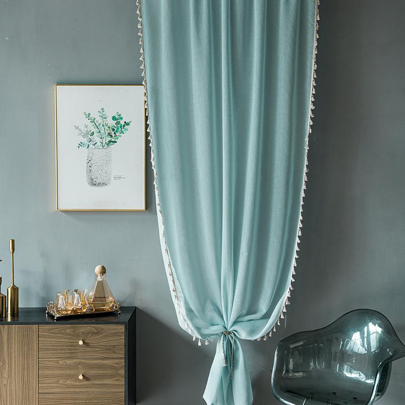 Exclusive For Curtains, Window Screens, Finished Products, Simple Modern Su Style, Living Room, Bedroom, Full Dolly Bay Windows