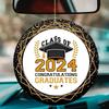Playful Acrylic Graduation Car Decor Hanging Ornament For Vibrant Decoration Auto