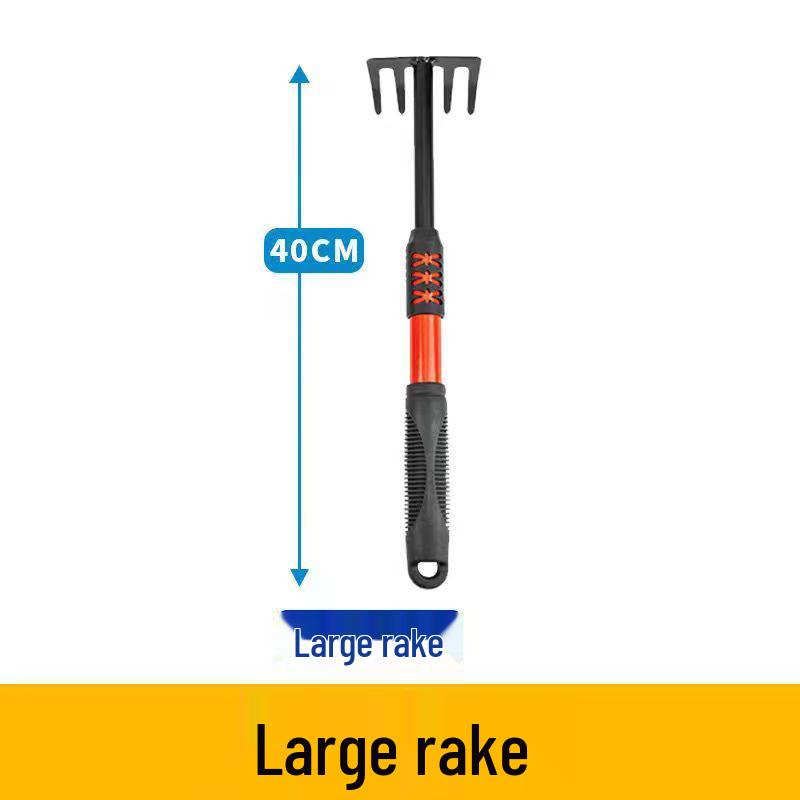 Tide-Chasing Dual-Headed Hoe: Versatile Tool for Beachcombing, Weeding, Planting, and Soil Loosening