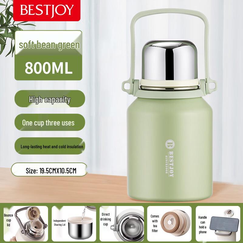 FUGURNG BESTJOY Large Capacity Insulated Stainless Steel Water Bottle