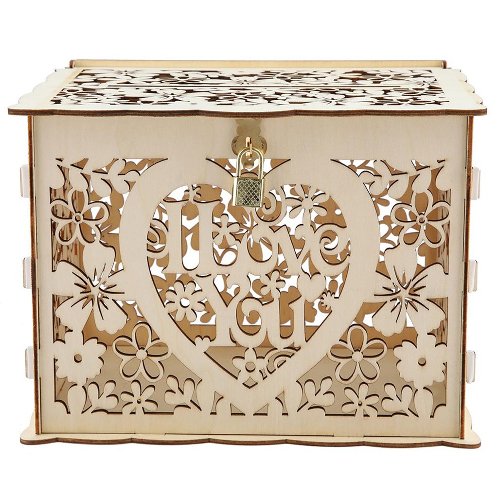 Wedding Card Box with Keys DIY Money Gift Box For Birthday Party