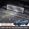 Para BYD SONG PRO SEALION 5 DMi 2026 2025 2024 Saída de Ar Sob o Assento Grelha de Entrada de Fluxo Tampa Protetora Acessórios
