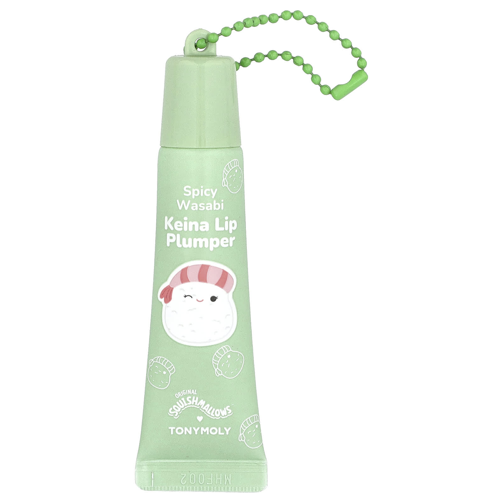 

TonyMoly, Original Squishmlows™, Keina Keychain Lip Plumper, Spicy Wasabi, 11g