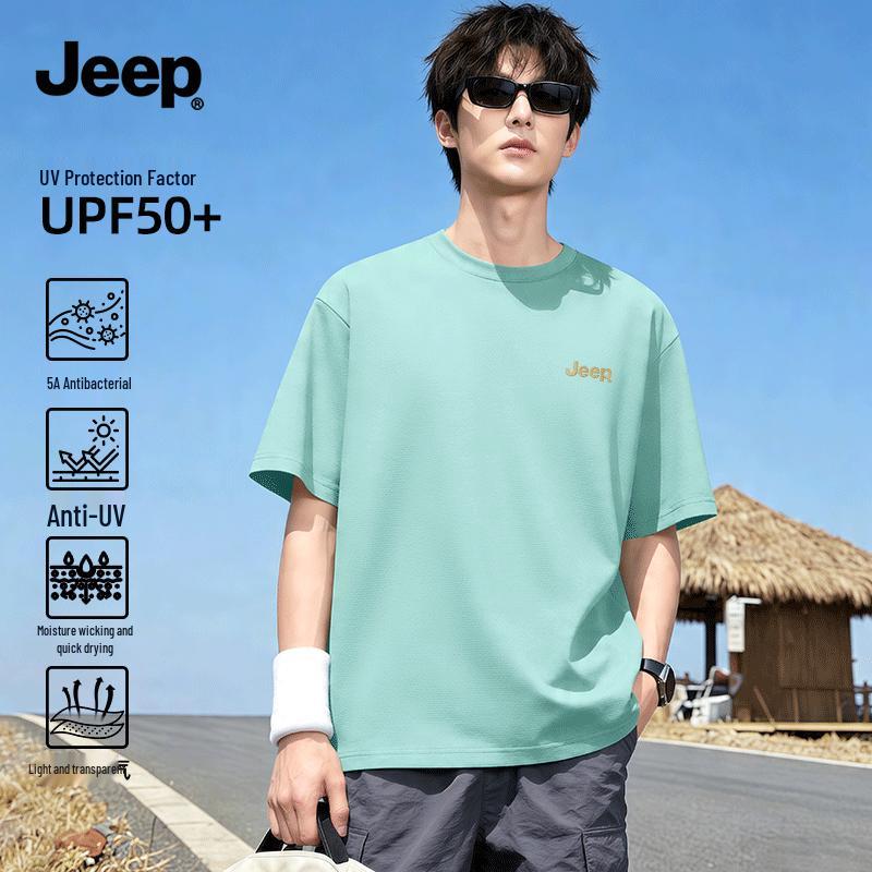 JEEP Men s Outdoor Quick-Dry Sun Protection T-Shirt 3XL