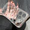 Black Rose Floral Pattern Case For iPhone 17 Pro Max Coque iPhone 16 15 14 13 Pro Max 11 Clear TPU Silicone Soft Cover