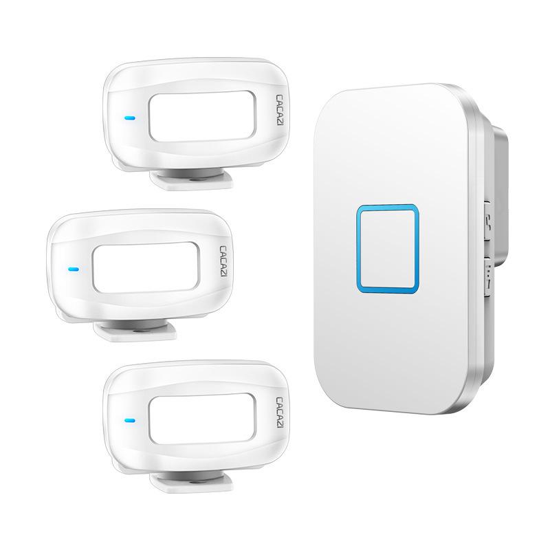 Welcome Sensor Door Chime: 3-in-1 Shop Entrance Bell with Voice Greetings Base