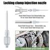Metal Grease Nozzle Adapter Fast Release Mechanism Ergonomic Handle For Efficient Lubrication In Industrial Applications