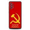 CCCP Flag Phone Case For Samsung Galaxy A17 A07 A55 A35 A25 A15 A05s A33 5G A31 A23 A21s A13 A41 A73 A53 A51 A71 A03s S10 Cover