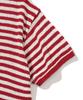 KNITTED Boucle Stripe Round Knit Red