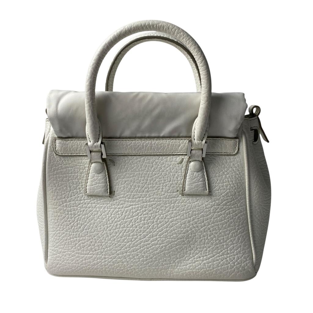Used Maison MargielaShoulder Bag white leather Women