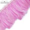 2M Dyed 13-18CM White Goose Feather Trims Real Geese Feather Ribbon Fringe  Dress Skrit DIY Craft Sewing Material Feathers