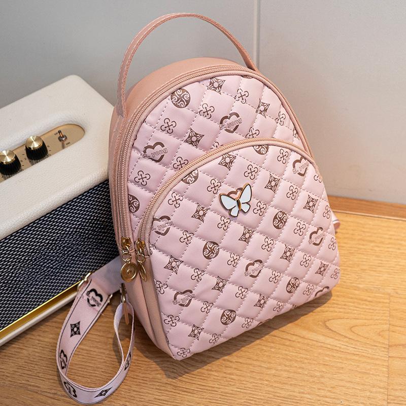 Retro Printed Shoulder Bag,Multifunctional Schoolbag Large Capacity Casual Backpacks