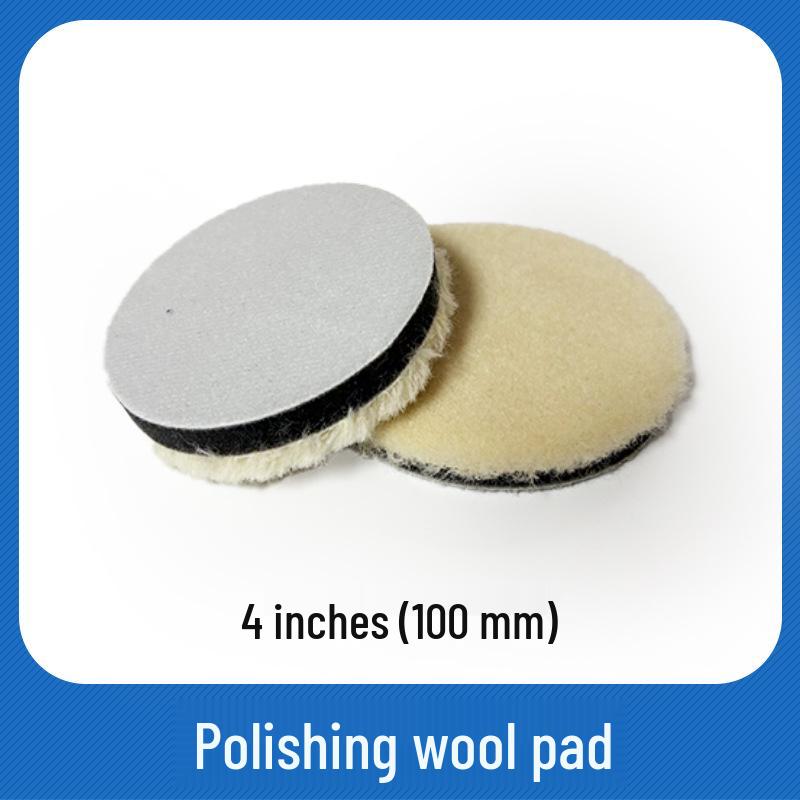 Self-Adhesive Japanese Wool Car Polishing Pad - Scratch Repair & Detailing Disc.