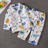 Flannel Children'S Pajamas Autumn And Winter Coral Fleece Boys' Baby Children'S Loungewear Set