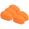 5pcs Fishing Inline Method Feeder Bait Mould Silicone Good Elasticity NonToxic Fish Equipment(Orange )