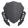 Windscreen Wind Deflector Black Aluminum Alloy Wind Resistance Reduction Lightweight Motorbike Windshield For MT‑15
