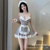 Sexy Lingerie Apron Little Maid Cosplay Sexy Halter Kawaii Suspender Dress